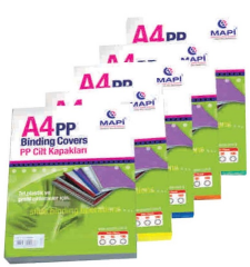 MAPİ CİLT KAPAĞI PP A4 450 MİC. KIRMIZI 50Lİ 2042503