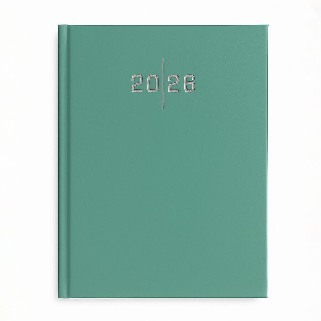 LİZ 2026 AJANDA 17X24 EKONOMİK CİLT BEZİ ÇİZGİLİ AJ907 (YEŞİL)