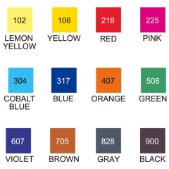 ZIG KURECOLOR TWIN S KC-3000/12B1 12 Lİ BASIC COLORS