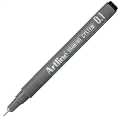 ARTLINE ÇİZİM KALEMİ DRAWING SYSTEM 231 0.1 SİYAH A-EK-231 BLACK