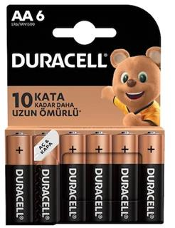 DURACELL PİL 6 LI AA KALEM