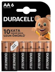 DURACELL PİL 6 LI AA KALEM
