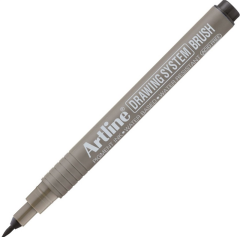 ARTLINE ÇİZİM KALEMİ DRAWING SYSTEM FIRÇA UÇ SİYAH A-EK-23FN BLACK