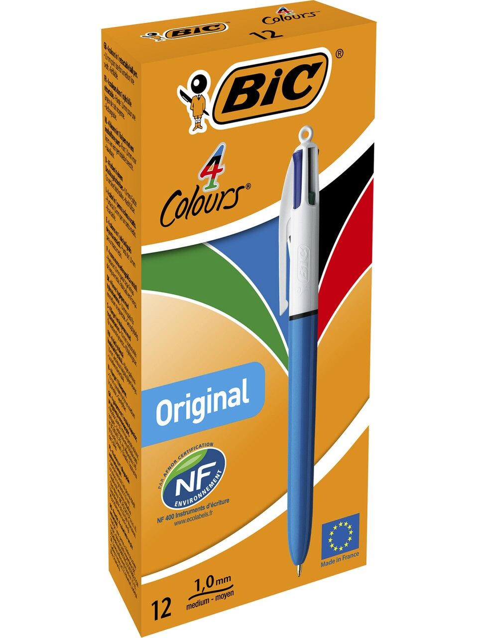 Bic 4 Renk Değiştirilebilir Medium Tükenmez Kalem 12'li Kutu