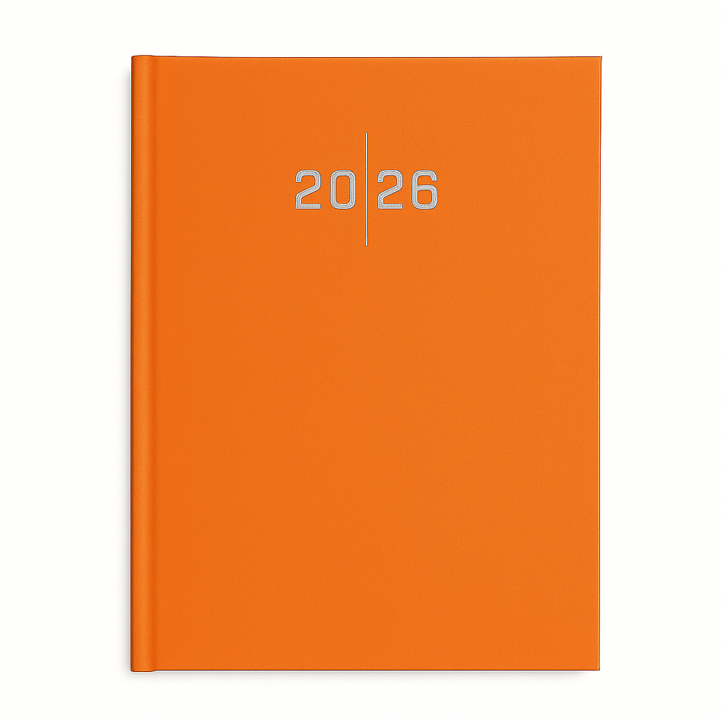LİZ 2026 AJANDA 17X24 EKONOMİK CİLT BEZİ ÇİZGİLİ AJ907 (TURUNCU)