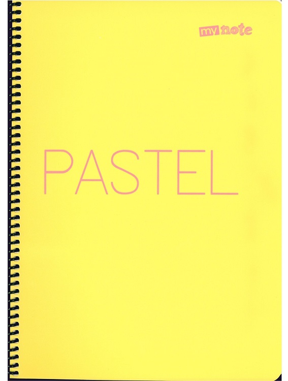 MYNOTE DEFTER FLEX PASTEL PP KAPAK SPİRALLİ A5 80 YP ÇİZGİLİ MFXPA-A580-Ç