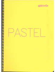 MYNOTE DEFTER FLEX PASTEL PP KAPAK SPİRALLİ A5 80 YP ÇİZGİLİ MFXPA-A580-Ç