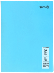 MYNOTE DEFTER TEXT PASTEL PP KAPAK DİKİŞLİ A5 60 YP KARELİ MTXPA-A560-K
