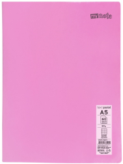 MYNOTE DEFTER TEXT PASTEL PP KAPAK DİKİŞLİ A5 60 YP KARELİ MTXPA-A560-K
