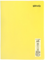 MYNOTE DEFTER TEXT PASTEL PP KAPAK DİKİŞLİ A5 60 YP KARELİ MTXPA-A560-K