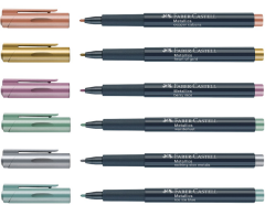 FABER PERMANENT MARKÖR METALİK 6 LI SET 160706
