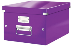 LEITZ SAKLAMA KUTUSU WOW CLICK & STORE ORTA BOY L-6044 MOR