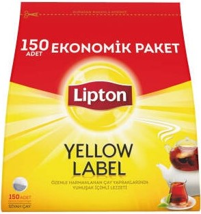 LİPTON DEMLİK POŞET ÇAY 150 Lİ YELLOW LABEL 3.2 GR 69799202