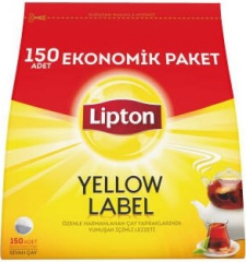 LİPTON DEMLİK POŞET ÇAY 150 Lİ YELLOW LABEL 3.2 GR 69799202