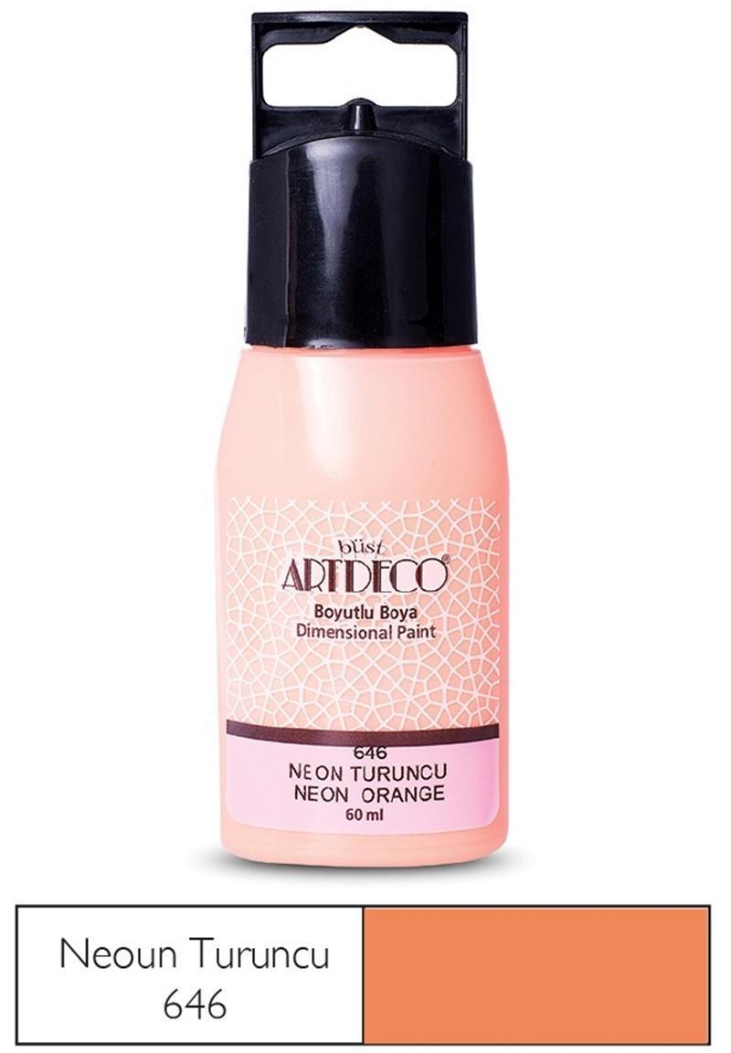 ARTDECO BOYUTLU BOYA NEON 60 ML TURUNCU Y-042C-646