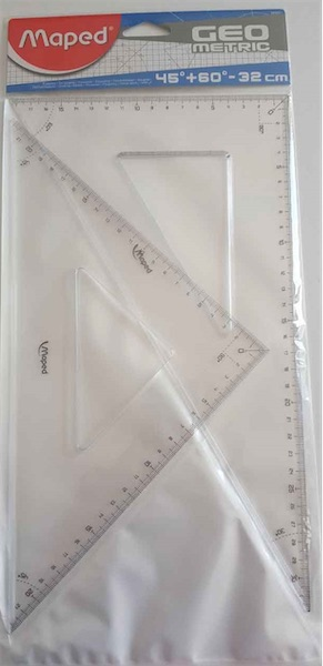 MAPED CETVEL GEOMETRIC 32 CM X2 SET 895001