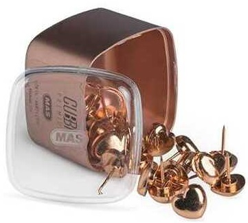 MAS HARİTA ÇİVİSİ CUBBİE PREM. KALP ROSEGOLD 1318
