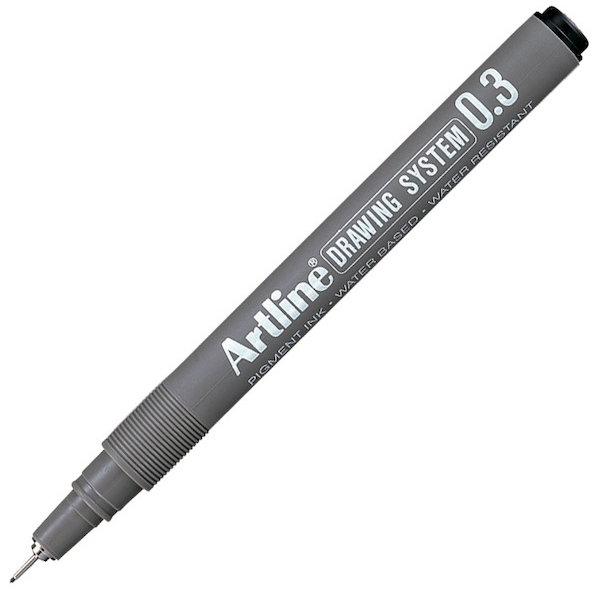ARTLINE ÇİZİM KALEMİ DRAWING SYSTEM 233 0.3 SİYAH A-EK-233 BLACK