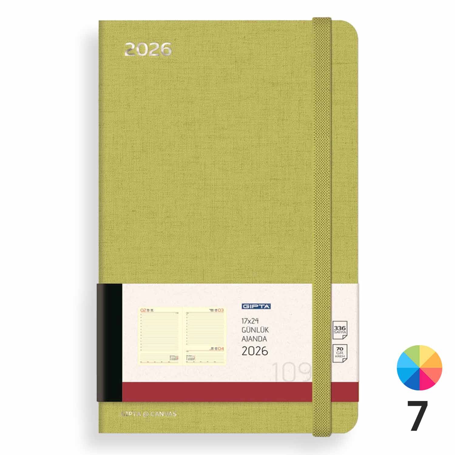 GIPTA 2026 AJANDA - GÜNLÜK 17x24 CANVAS 109-CNK