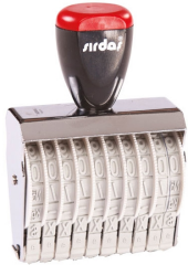 SIRDAŞ NUMARATÖR 9MM 10 HANE 15910