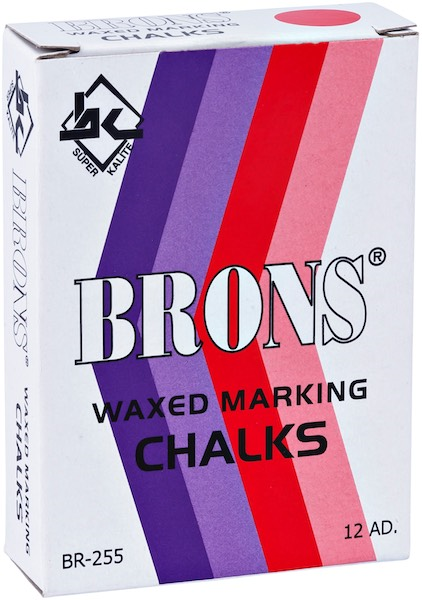 BRONS MARKA TEBEŞİRİ KIRMIZI BR-255