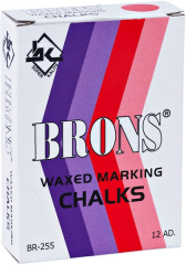 BRONS MARKA TEBEŞİRİ KIRMIZI BR-255