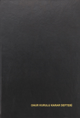 DİLMAN ONUR KURULU KARAR DEFTERİ CİLTLİ 22x32 96 YP 5348