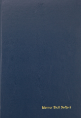 DİLMAN MEMUR SİCİL DEFTERİ CİLTLİ 22x32 96 YP 5347