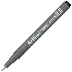 ARTLINE ÇİZİM KALEMİ DRAWING SYSTEM 236 0.6 SİYAH A-EK-236 BLACK