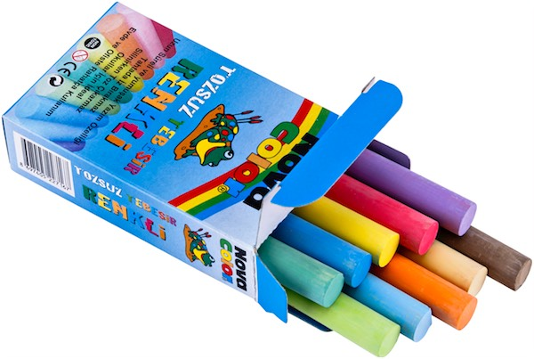NOVA COLOR TEBEŞİR  10 LU RENKLİ TOZSUZ NC-4111