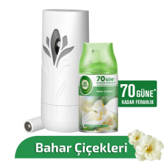 AIR WİCK Oda Kokusu Otomatik Sprey Freshmatik + Bahar Çiçekleri Yedek Sprey 250 ml