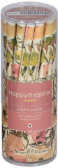 BRUNO VISCONTI KURŞUN KALEM JUMBO HAPPYGRAPHIX 3.5 4B ÇİÇEKLER 21-0062/33
