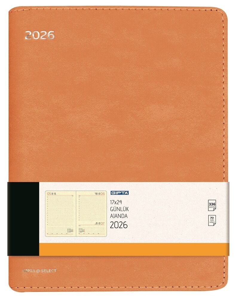 GIPTA 2026 AJANDA - GÜNLÜK 17x2 DERİ 209-LEK