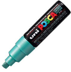 UNİ POSTER MARKÖRÜ POSCA PC-8K 8.0 METALİK YEŞİL