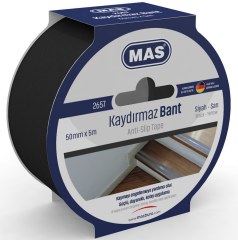 MAS KAYDIRMAZ BANT 50 MM x 5 M SİYAH 2657
