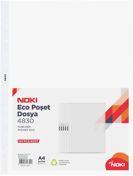 NOKİ POŞET DOSYA ECO 100 LÜ 4830-ECO