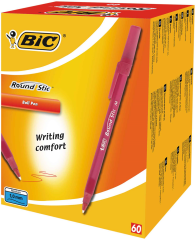 BIC TÜKENMEZ KALEM ROUND STIC 60 LI KIRMIZI 962555