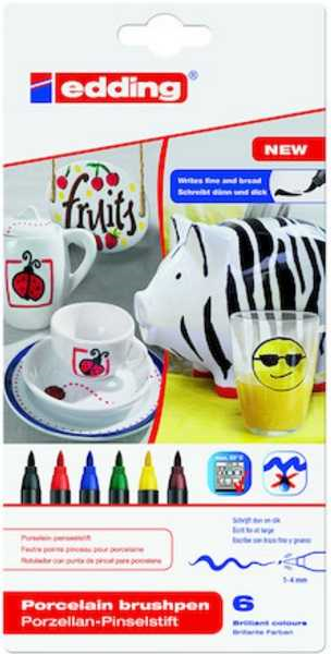 EDDING PORSELEN KALEMİ E-4200-000 6 LI SET STANDRT