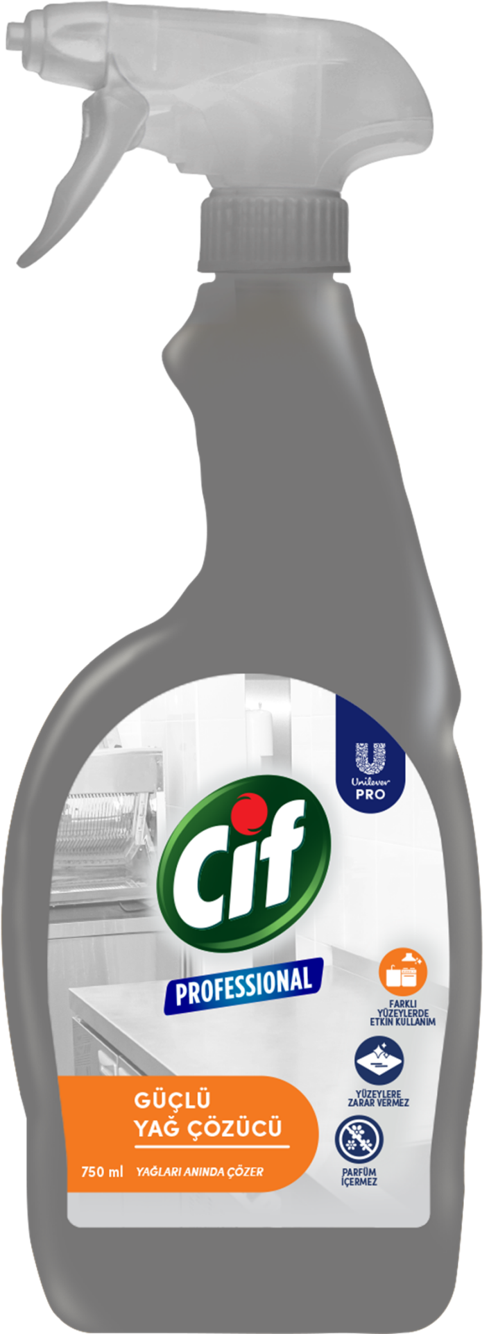 CİF PROFESSİONAL GÜÇLÜ YAĞ ÇÖZÜCÜ SPREY 750 ML 68686180
