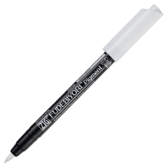 ZIG FUDEBIYORI BRUSH CBK-55P PIGMENT WHITE