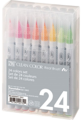 Clean Color Fırça Uçlu Kalem 24'lü
