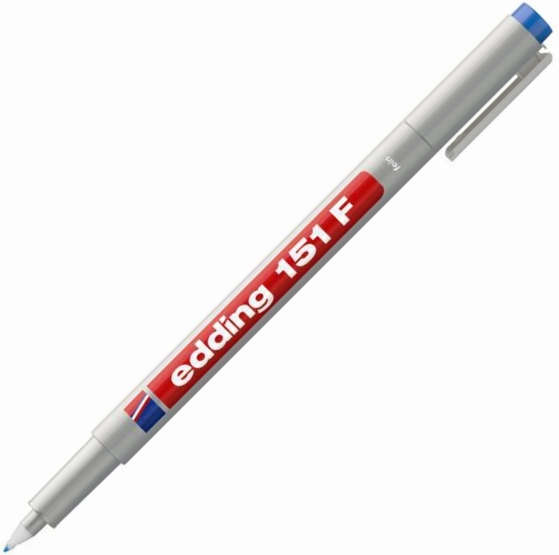 EDDING ASETAT KALEMİ E-151F SİYAH