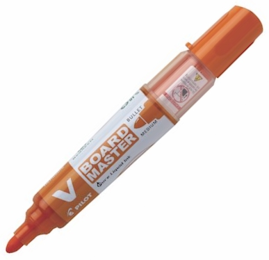 PILOT BEYAZ TAHTA KALEMİ V-BOARD MASTER TURUNCU WBMA-VBM-M-O-BG
