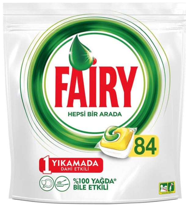 FAIRY BULAŞIK MAKİNESİ DETERJANI TABLET HEPSİ BİR ARADA 84 LÜ