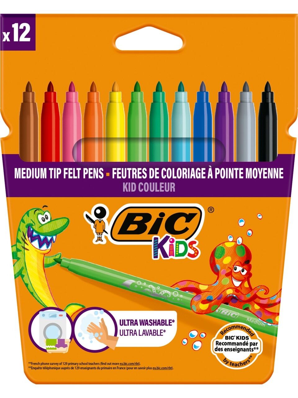 BIC KEÇELİ KALEM KID COULEUR 12 RENK 9202932