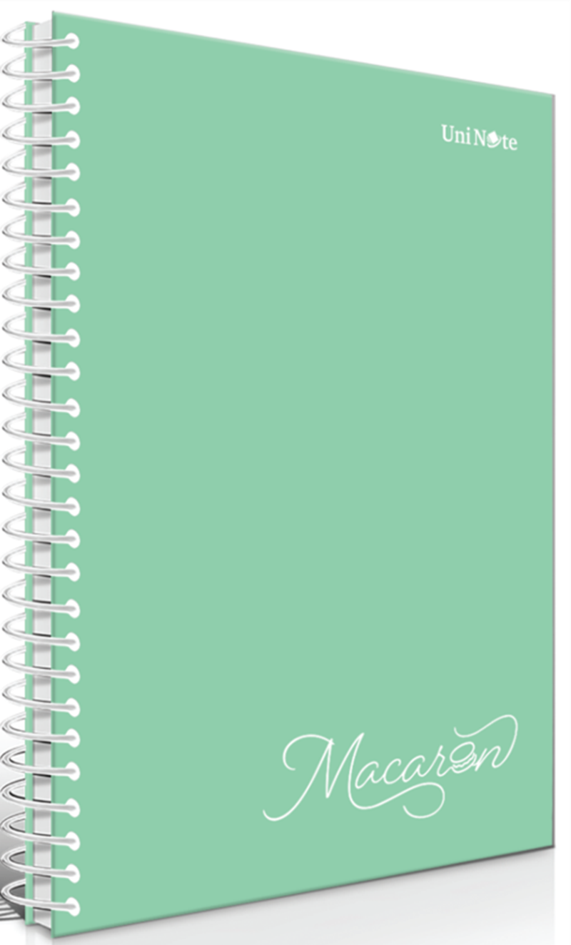 ÇINAR DEFTER 17x24 PASTEL SPİRALLİ SERT KAPAK 120 YP. DÜZ 55173