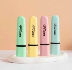 BIC FOSFORLU KALEM MARKING FLAT SET 4 LÜ PASTEL BLS. 517953