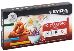 LYRA PASTEL BOYA POLYCRAYONS TOZ PASTEL 12 Lİ 5651120