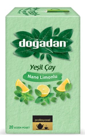 DOĞADAN BİTKİ ÇAYI YEŞİL ÇAY NANE LİMON 20 Lİ