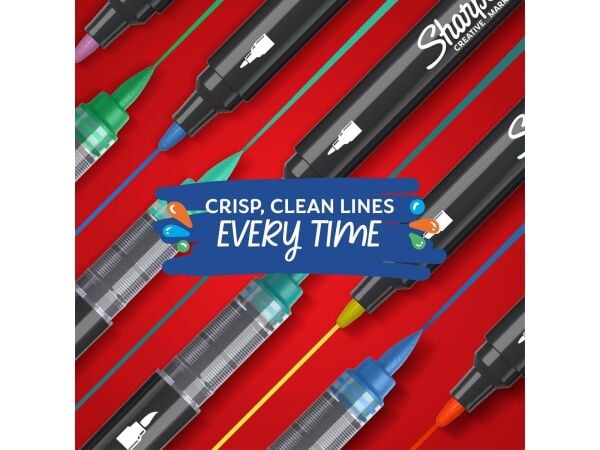 SHARPIE CREATIVE AKRİLİK MARKÖR SET FIRÇA UÇ 12 Lİ 2201183